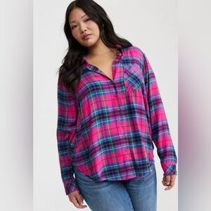 ISO Torrid Pink Flannel Size 3